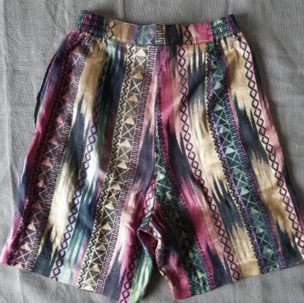 Moroccan Inspired Darlyn brand High Waist Shorts - Picture 3 of 3